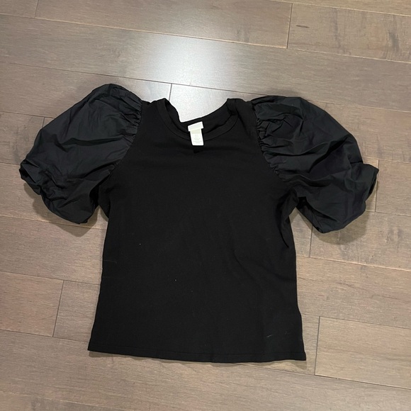 H&M balloon Sleeve top - Picture 1 of 3